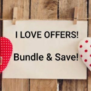 Don't be afraid to make an offer!  Save on bundles!